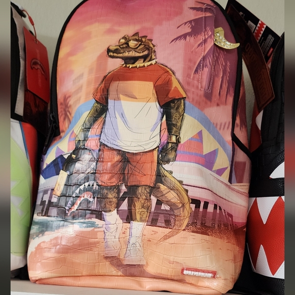 Sprayground Crocasso Jet Drift Backpack - Picture 10 of 10